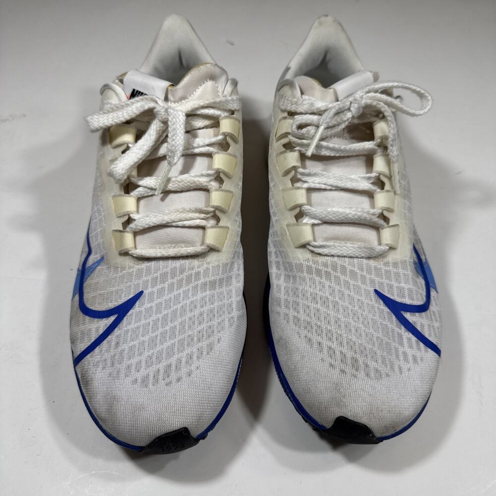 Nike Air Zoom Pegasus 37 Premium Mens Size 11.5 Running Shoes White Blue No Box